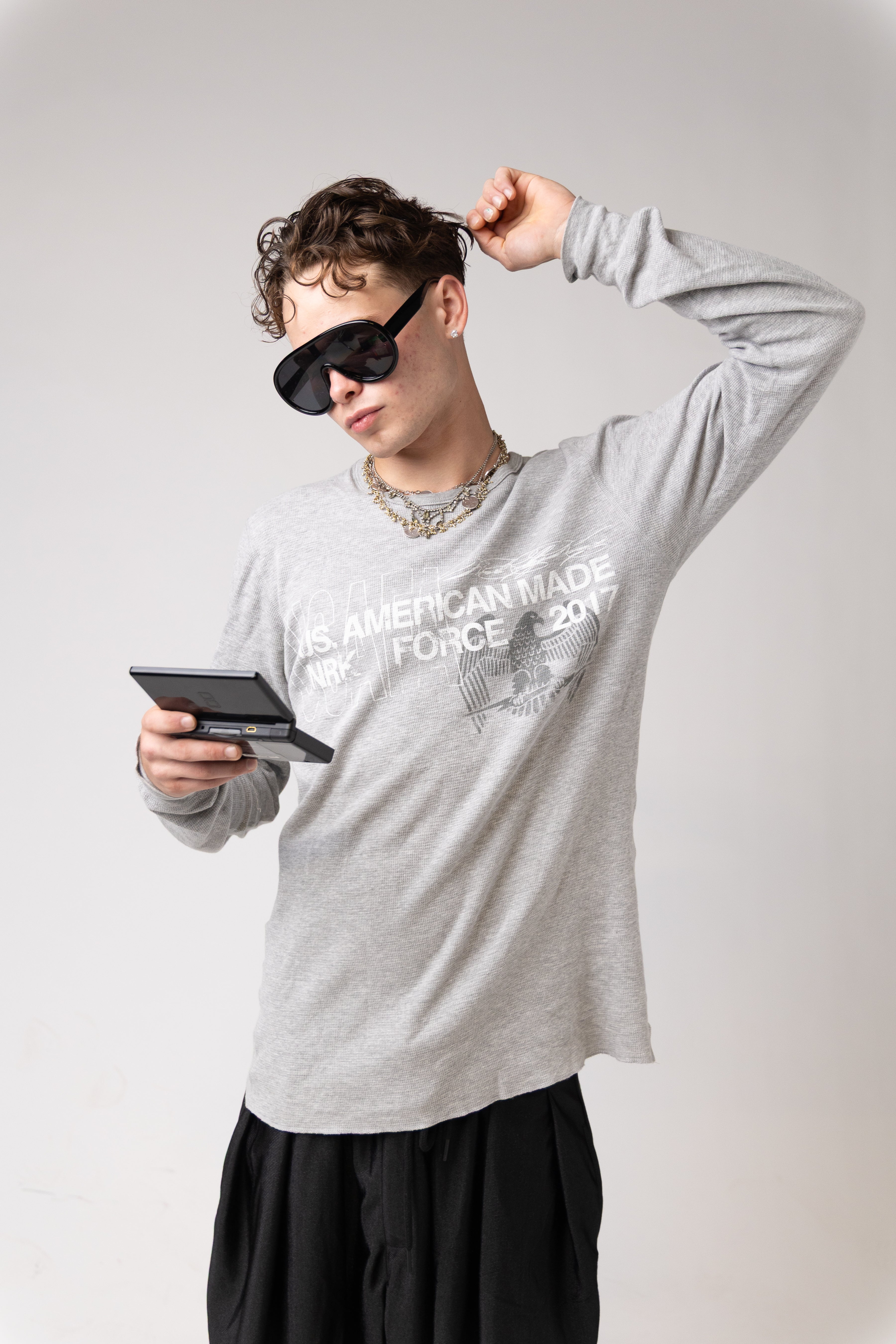 USAFA grey thermal longsleeve